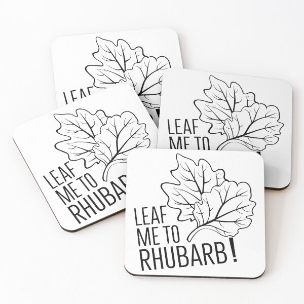 Item preview, Rhubarb Leaves: A Close-Up Look in Black designed and sold by SplashTastic.