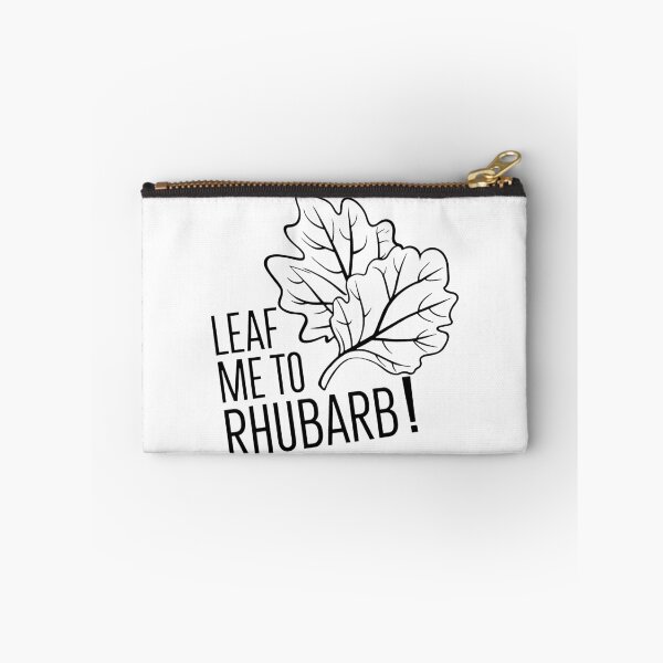 Item preview, Rhubarb Leaves: A Close-Up Look in Black designed and sold by SplashTastic.