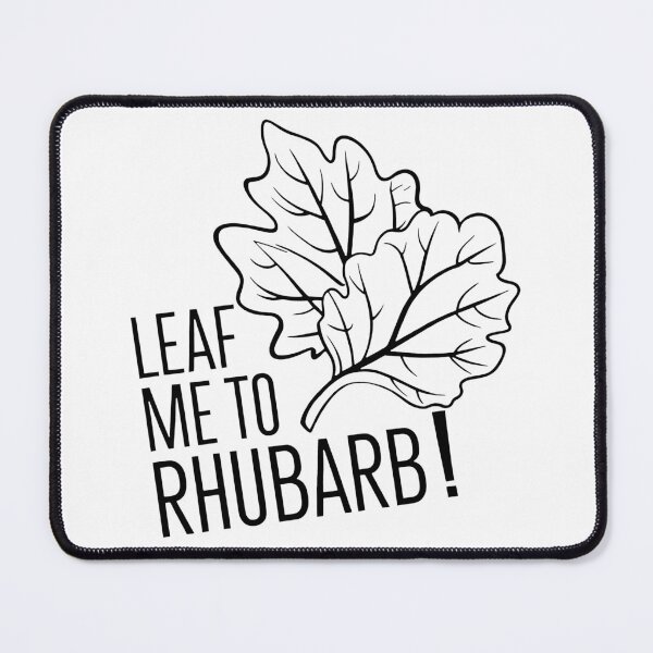 Item preview, Rhubarb Leaves: A Close-Up Look in Black designed and sold by SplashTastic.