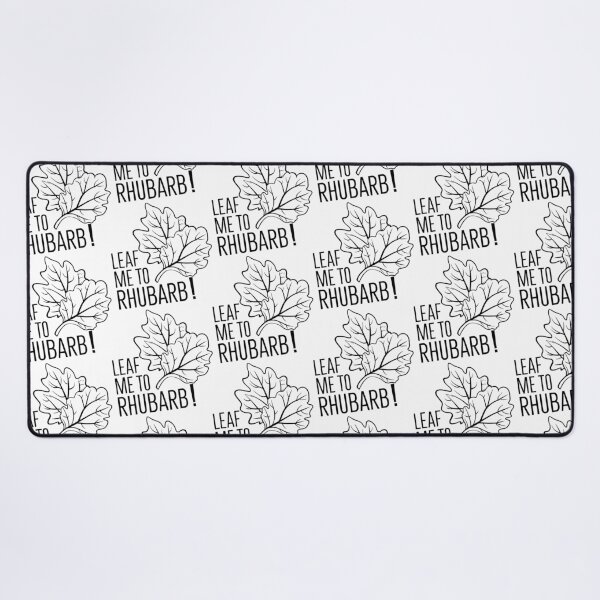 Item preview, Rhubarb Leaves: A Close-Up Look in Black designed and sold by SplashTastic.
