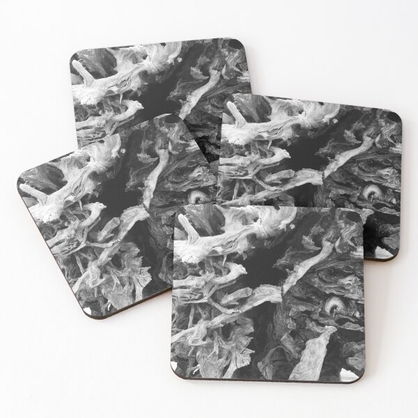 Item preview, Black and White  Art, Weathered Trees at the Beach, stickers and stuff designed and sold by Smallfish1274.
