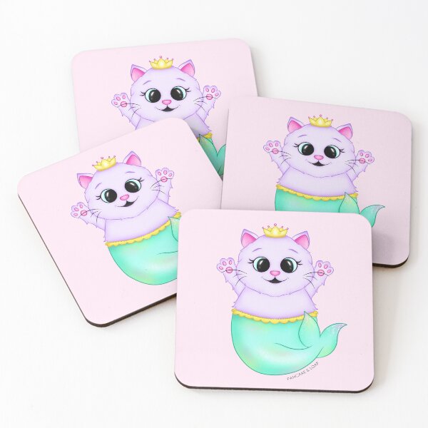 Item preview, Happy Cute Pastel Purr-Maid designed and sold by PancakeAndLoaf.
