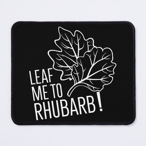Item preview, Rhubarb Leaves: A Close-Up Look in White designed and sold by SplashTastic.