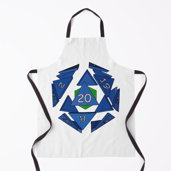 Item preview, Exploding D20 (Blue) ( Dungeons and Dragons / DnD Inspired ) designed and sold by Red Jacket Technologies.