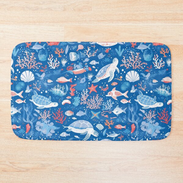Item preview, colorful patterns of marine life designed and sold by Windy-market.
