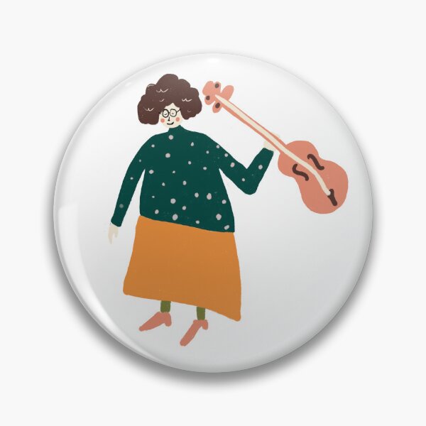 Item preview, Cute Crazy Music Teacher Violin Player Music Vintage designed and sold by VermintStudio.