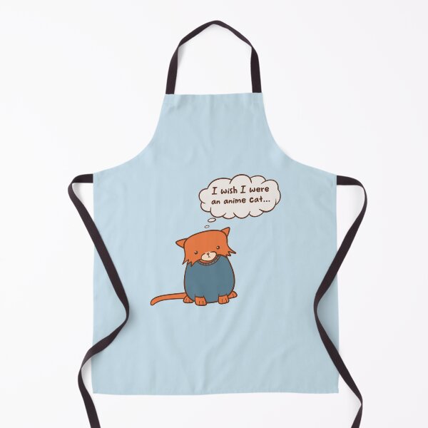 Item preview, Thoughtful Cat - anime cat designed and sold by WatershipBound.