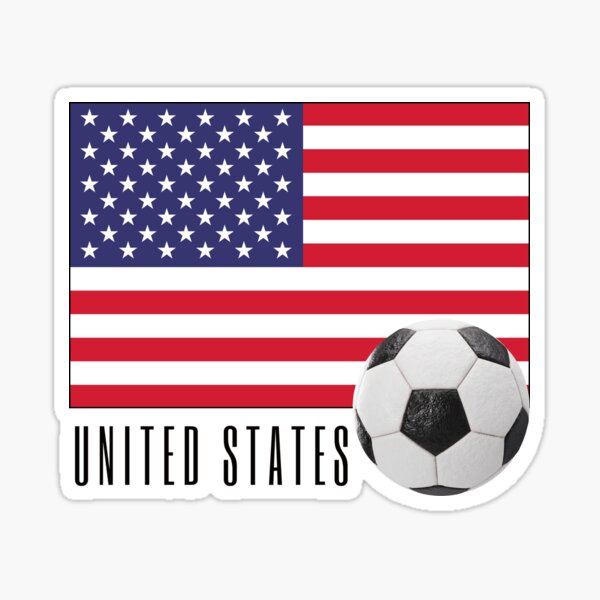 Item preview, Flag of United States of America with a Soccer Ball designed and sold by Frasmosa.
