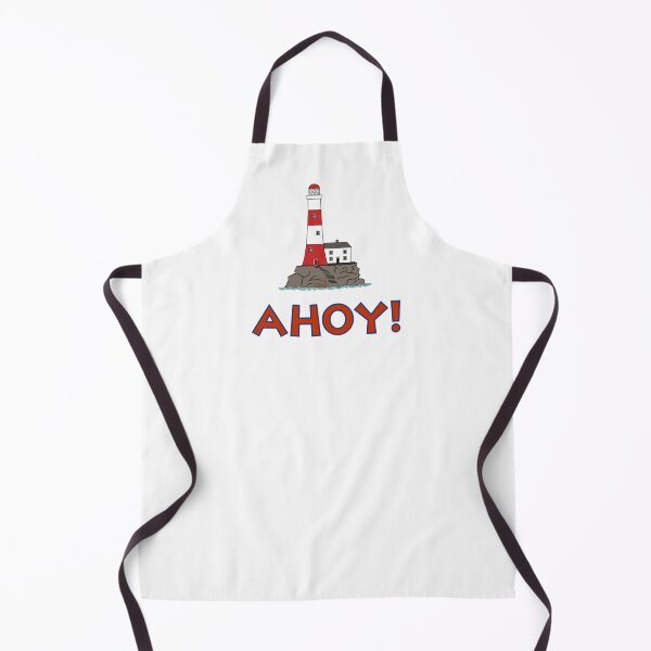 Item preview, Lighthouse Illustration+AHOY! Typography Design designed and sold by NataliePaskell.