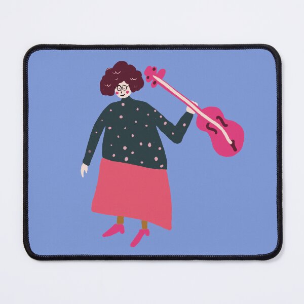 Item preview, Pink Crazy Guitar Violin Cello Viola Player Music Vintage designed and sold by VermintStudio.