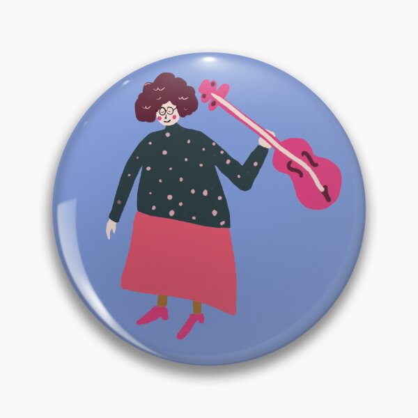 Item preview, Pink Crazy Guitar Violin Cello Viola Player Music Vintage designed and sold by VermintStudio.
