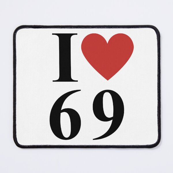 Item preview, I love 69, Love for the Number 69 designed and sold by Numbers-Art.