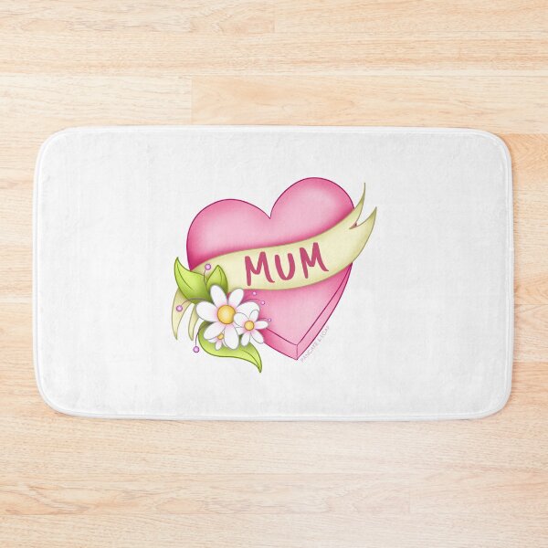 Item preview, Floral MUM Heart designed and sold by PancakeAndLoaf.