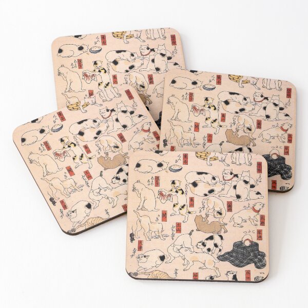 Item preview, Utagawa Kniyoshi's cats_01 designed and sold by frederic Lecut.