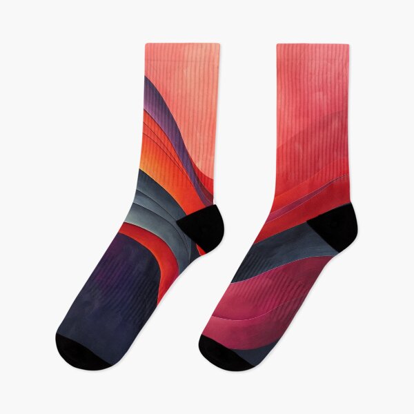 Item preview, Abstract pattern in hues of black and red v.6 designed and sold by Print2Harbor.