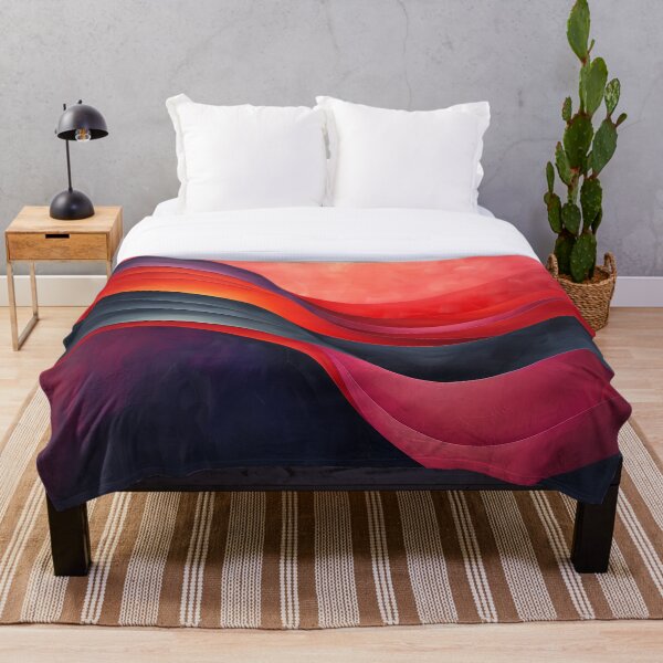 Item preview, Abstract pattern in hues of black and red v.6 designed and sold by Print2Harbor.