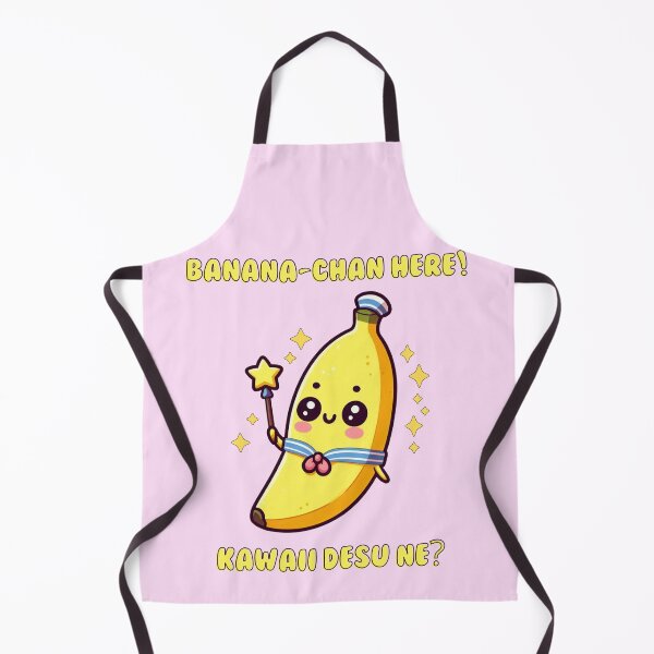 Item preview, Banana-chan here! Kawaii desu ne? - banana anime style designed and sold by Funny-Banana.
