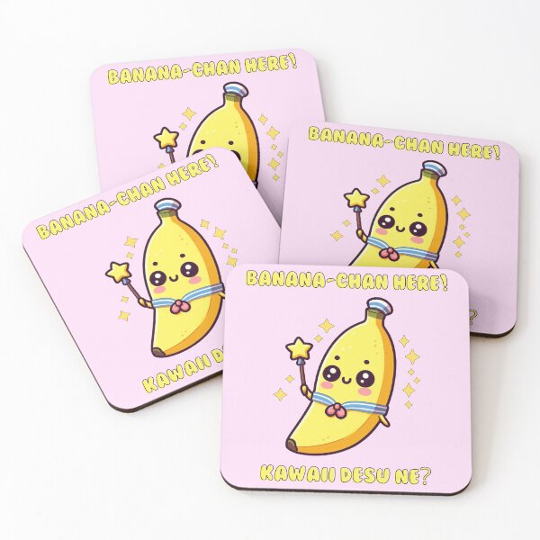 Item preview, Banana-chan here! Kawaii desu ne? - banana anime style designed and sold by Funny-Banana.