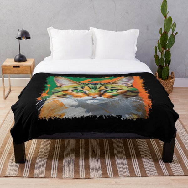 Item preview, Colorful Face Of Cat In Painting Style designed and sold by Adelberton.