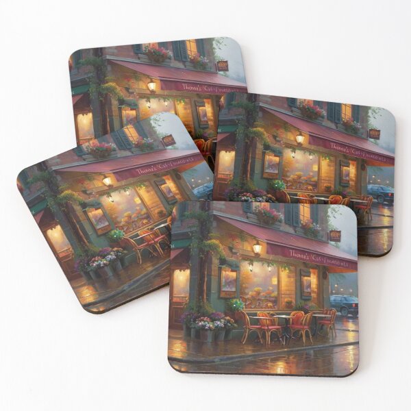 Item preview, Rain-Kissed Street Café designed and sold by BlareBlare.