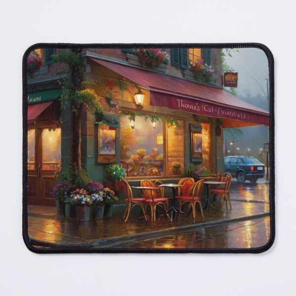 Item preview, Rain-Kissed Street Café designed and sold by BlareBlare.