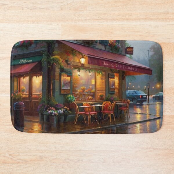 Item preview, Rain-Kissed Street Café designed and sold by BlareBlare.