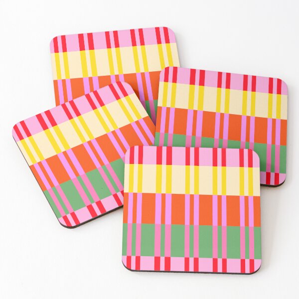 Item preview, Pink, Orange, Yellow and Green Summer Stripes designed and sold by OneThreeSix.