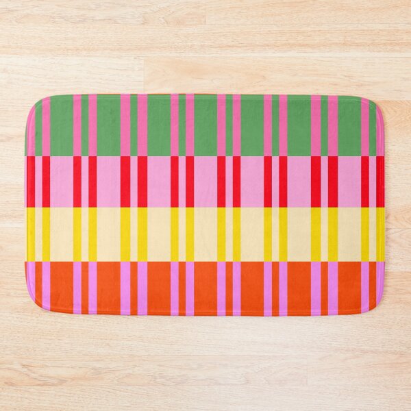Item preview, Pink, Orange, Yellow and Green Summer Stripes designed and sold by OneThreeSix.