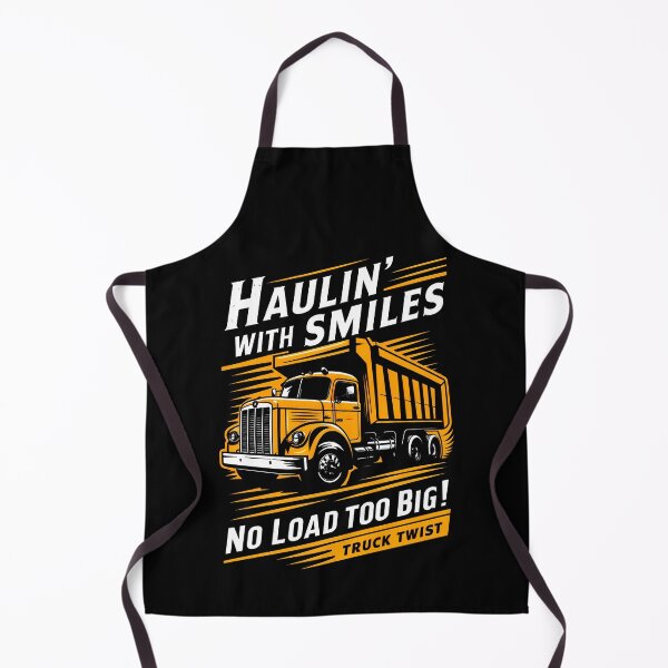 Item preview, Haulin' with Smiles: Orange and Black Trucking Dreams designed and sold by SplashTastic.