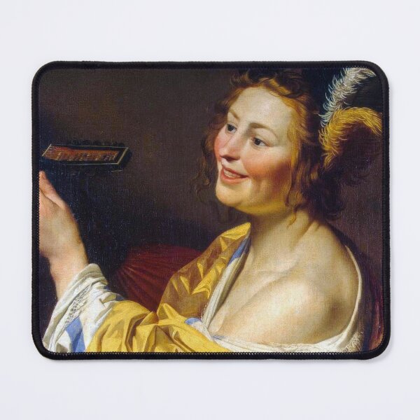Item preview, Gerard van Honthorst Lute Player Art Print designed and sold by TheSoulOfArt.