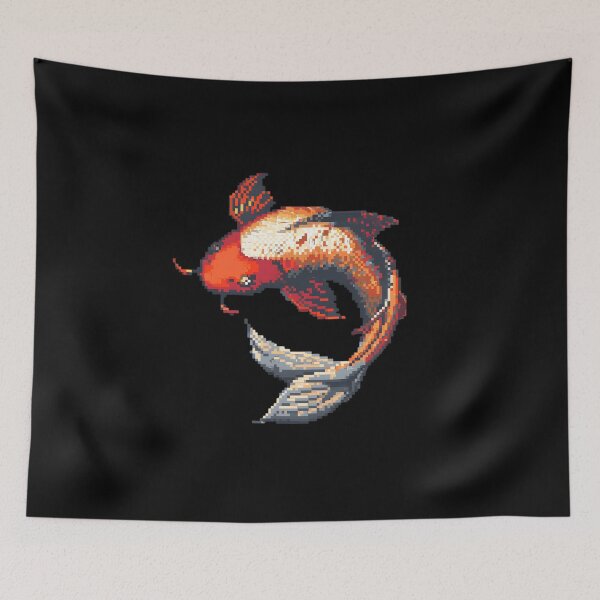Item preview, Pixelated Koi Artistry designed and sold by CUTEDOGGIEZ.