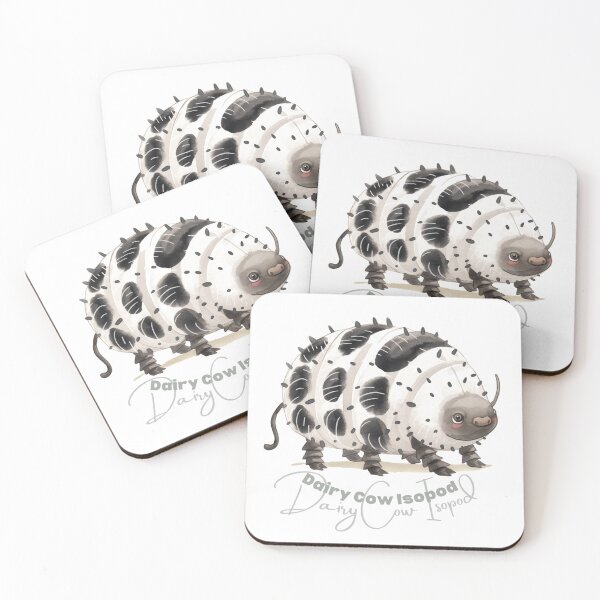 Item preview, Dairy Cow Isopod Cute designed and sold by BanFahSai.