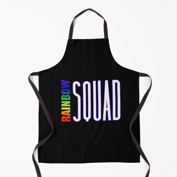 Item preview, Rainbow Squad pride color LGBTQ graphic t-shirt, rainbow text, Rainbow Squad T-shirt, Rainbow friends designed and sold by PrideBeProud.