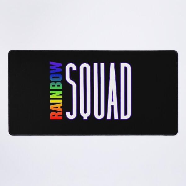 Item preview, Rainbow Squad pride color LGBTQ graphic t-shirt, rainbow text, Rainbow Squad T-shirt, Rainbow friends designed and sold by PrideBeProud.