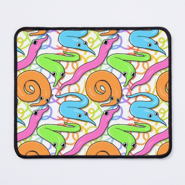 Item preview, Fuzzy Worms - Squirmles - Seamless Pattern designed and sold by Amy Farmer.