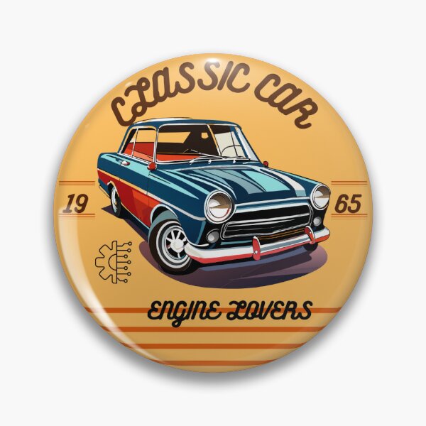 Aperçu de l'œuvre Amateurs de moteurs Style de voiture classique créée et vendue par SheGoingUP.