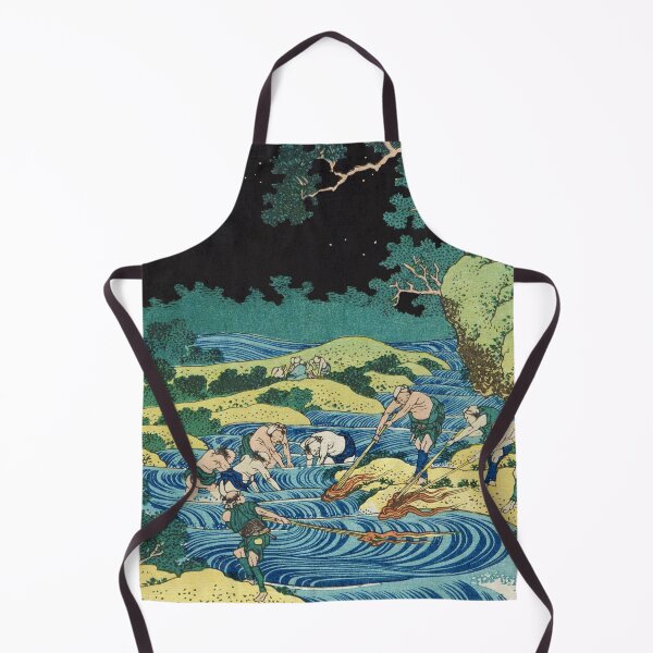 Item preview, Fishing by Fire in Kai Province by Katsushika Hokusai designed and sold by Takeda-art.
