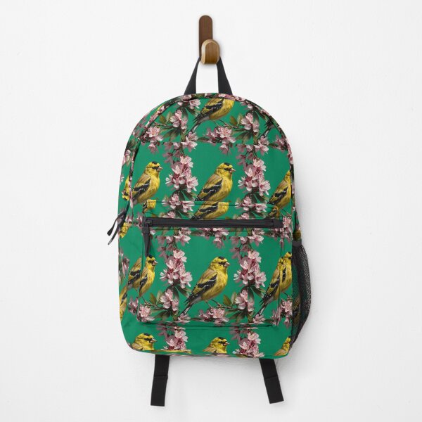 Item preview, An American Goldfinch Surrounded By Rhododendron Flowers designed and sold by taiche.