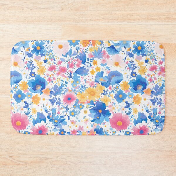 Item preview, vibrant floral pattern designed and sold by Windy-market.