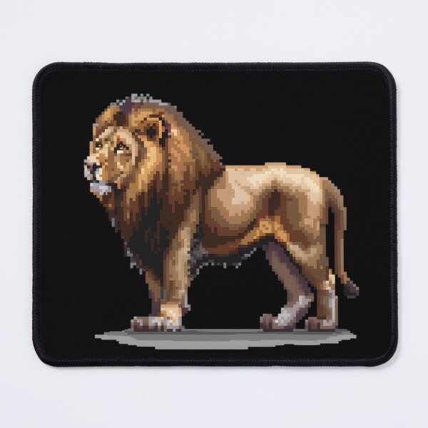 Item preview, Pixel Lion designed and sold by CUTEDOGGIEZ.