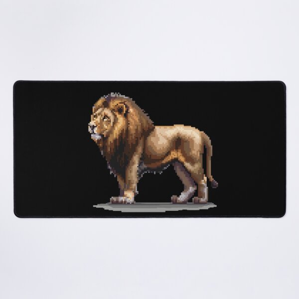 Item preview, Pixel Lion designed and sold by CUTEDOGGIEZ.