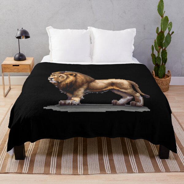 Item preview, Pixel Lion designed and sold by CUTEDOGGIEZ.