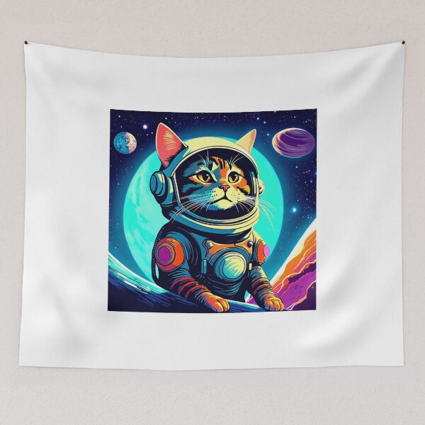 Item preview, cosmic Cat designed and sold by redmoon64.