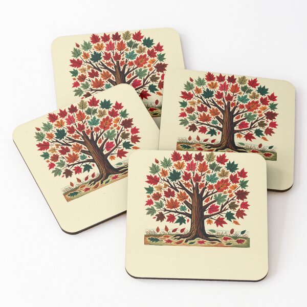 Item preview, Autumn Maple Tree designed and sold by FrictionMaxxing.