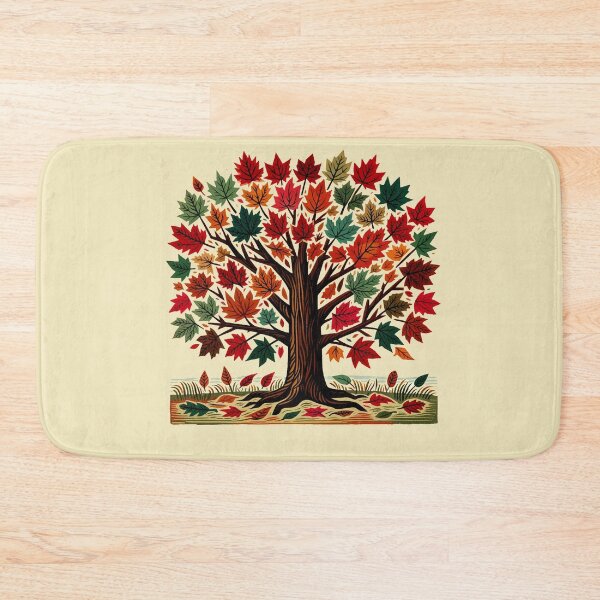 Item preview, Autumn Maple Tree designed and sold by FrictionMaxxing.