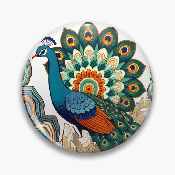 Item preview, Agates peacock  designed and sold by FrictionMaxxing.