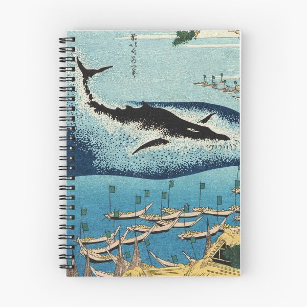 Item preview, Whaling off the Goto Coast by Katsushika Hokusai designed and sold by Takeda-art.