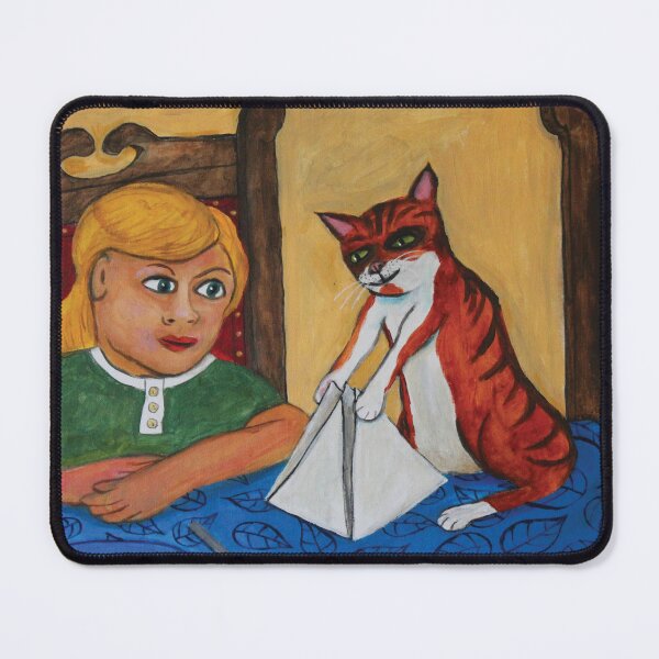Item preview, Sheba creates a napkin pyramid. designed and sold by David Hutchison.