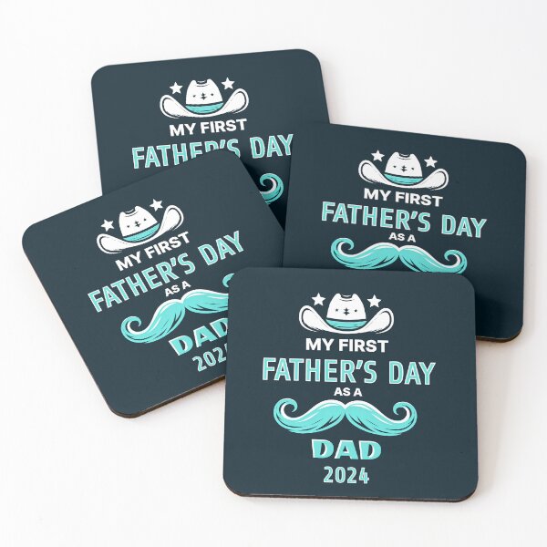 Item preview, My First Father's Day as a Dad 2024 designed and sold by svarupa.