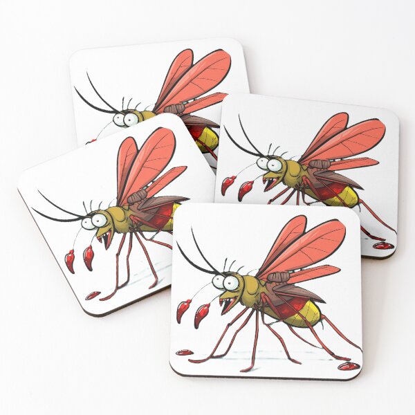 Item preview, cartoon mosquito with big belly designed and sold by OxiSkor.